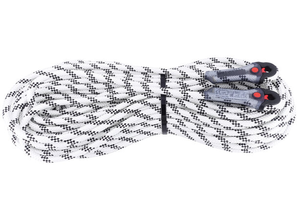 CAMP IRIDIUM 10.5 mm 50 m WITH LOOPS White/Black 50m 