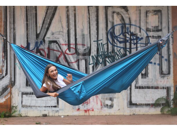 TTTM KING SIZE HAMMOCK Hengekøye Navy Blue/Purple 