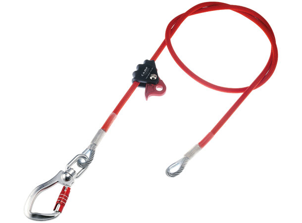 CAMP CABLE ADJUSTER 2m 3Lock Aluminumskarabiner med svivel 
