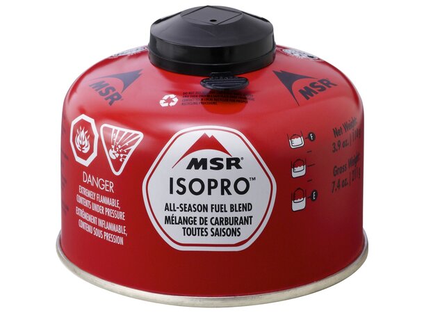 MSR Empty IsoPro 110g Canister - Utstillingsmateriell 