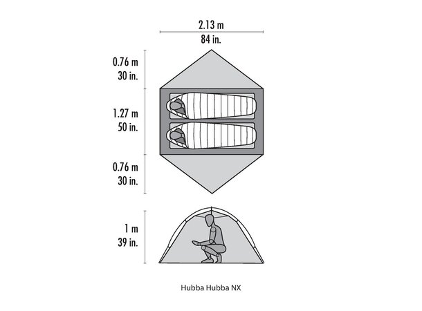 MSR Hubba Teltserie Lett og solid fjelltelt 