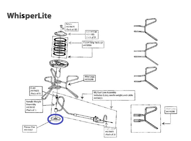 MSR Whisperlite Primer Pan WhisperLite - Reservedel 