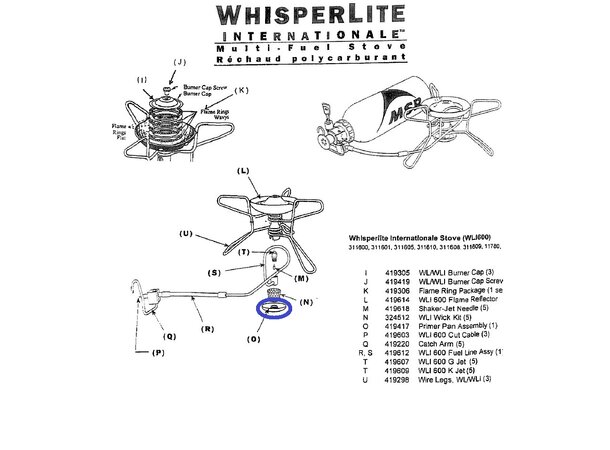 MSR Whisperlite Primer Pan WhisperLite - Reservedel 