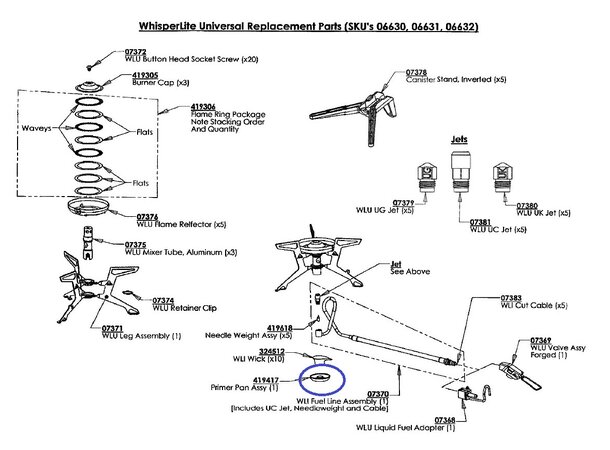 MSR Whisperlite Primer Pan WhisperLite - Reservedel 