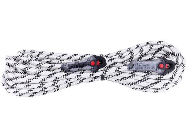 CAMP IRIDIUM 10.5 mm 20 m WITH LOOPS White/Black 20m 