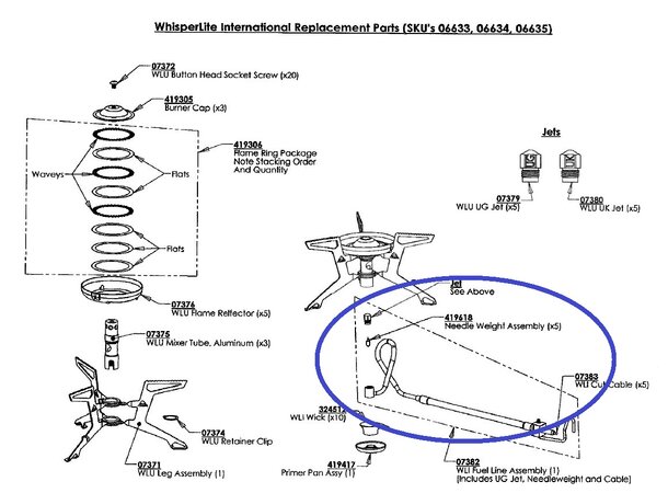 MSR Fuel Line - WhisperLite Internationa Whisperlite International - Reservedel 