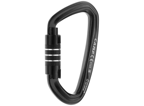 CAMP ATLAS 3LOCK Karabiner Sort D-form 