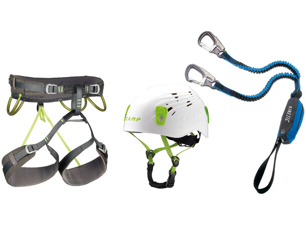 CAMP KIT FERRATA KINETIC REWIND ENERGY Fangline komplett sett Str Small 