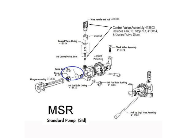 MSR Fuel Pump Screen Reservedel 