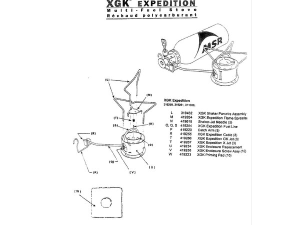 MSR Needle Weight w/SLV Intern rensenål - Reservedel 
