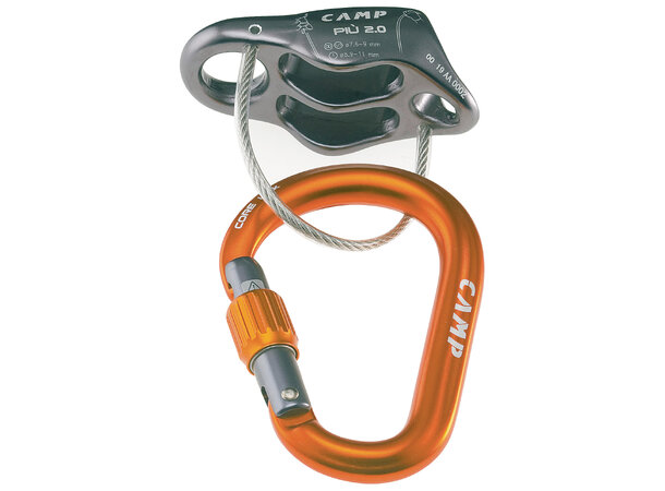CAMP PIU 2.0 BELAY KIT - Gun metal Gun metal 