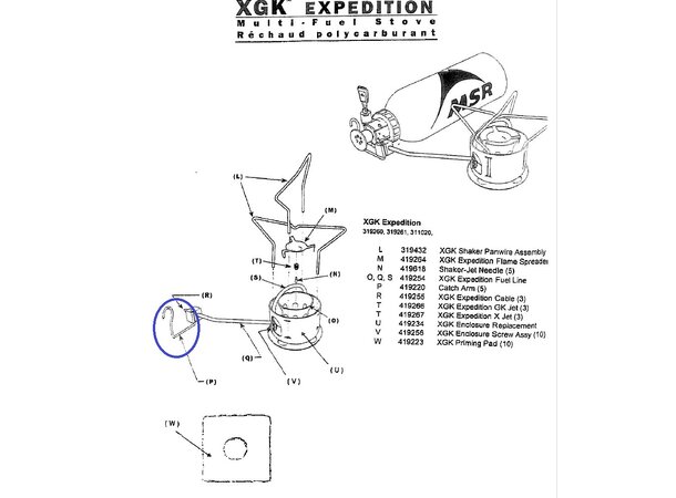 MSR Catch Arm - XGK Reservedel 