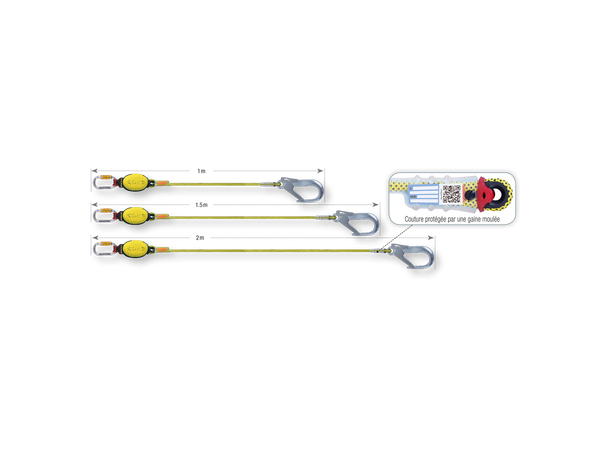 Beal DYNAPRO AIR HOOK 1,5m Falldemper 