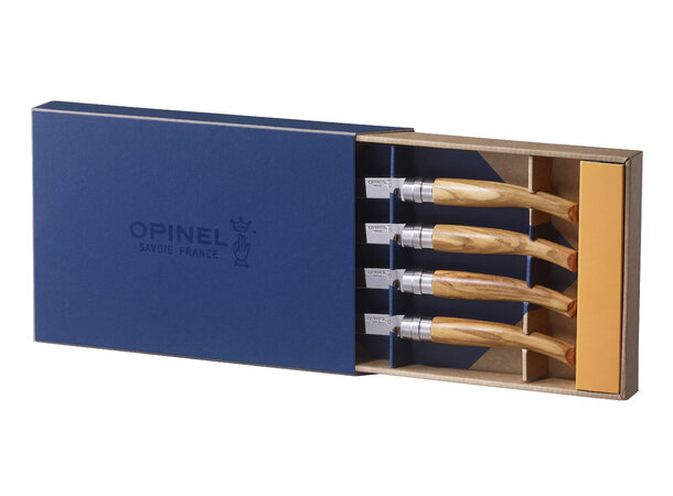 Opinel Olive Chic Table Box Set Sett av 4 kniver 
