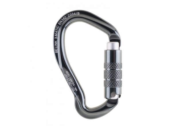 Beal BE LINK TRI-MATIC Karabiner Grey 