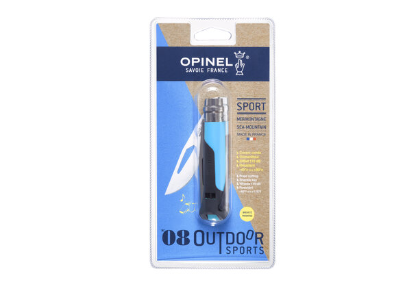 Opinel Blister pack N°08 Outdoor blue 