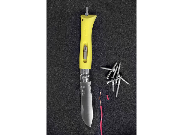 Opinel N°09 DIY Yellow Multikniv Blister 