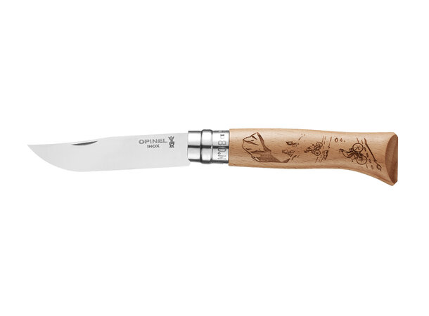 Opinel N°08 Engraved Biking 
