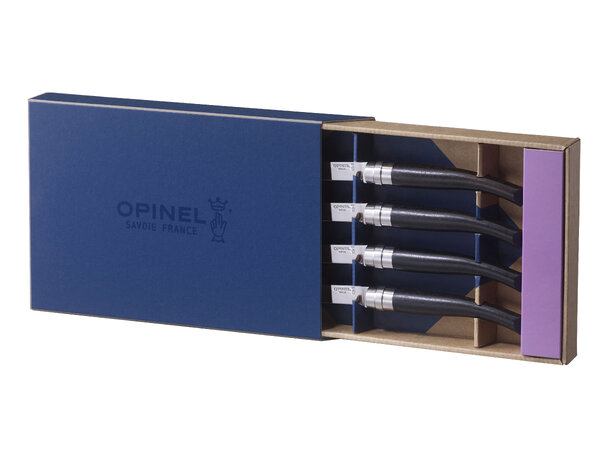 Opinel Ebony knives Chic Table Box Set Sett av 4 kniver 