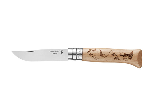 Opinel N°08 Engraved Hiking 