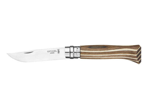 Opinel N°08 Brown Laminated Birch 