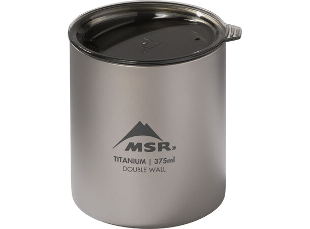 MSR Titan Cup Double Wall Mug 375 mL Titanium - 375 ML 