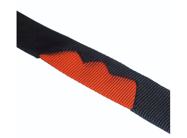 CAMP TRUCK LOOP 60cm Sort Sort m/oransje søm 