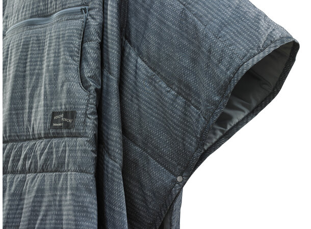 TAR Honcho Poncho Blue Woven Print 