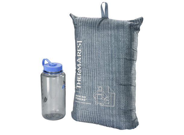 TAR Honcho Poncho Blue Woven Print 