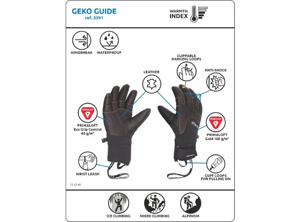 CAMP GEKO GUIDE L - Black/Orange 