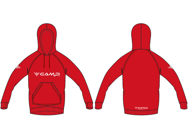 CAMP HOODIE C.A.M.P. Red L 