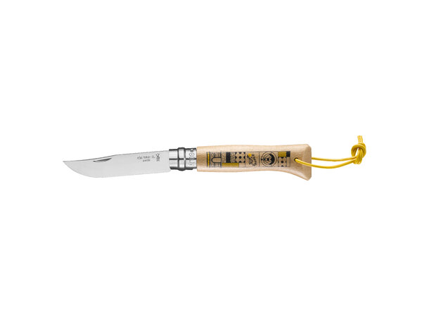 Opinel Edition N°08 Tour De France 2022 Black-yellow 