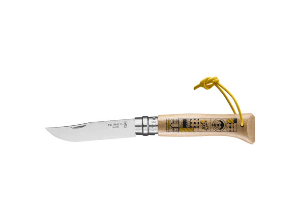 Opinel Edition N°08 Tour De France 2022 Black-yellow 