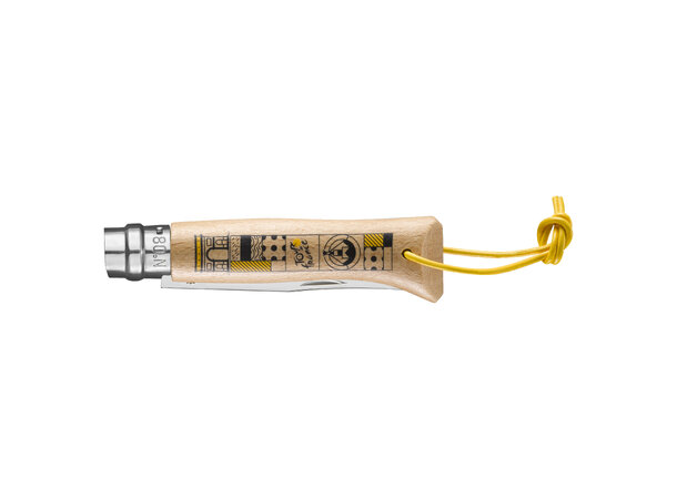 Opinel Edition N°08 Tour De France 2022 Black-yellow 