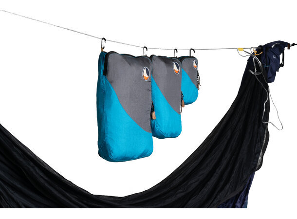 TTTM Travel Cube Set S, M og L sett - Aqua/Dark Grey 