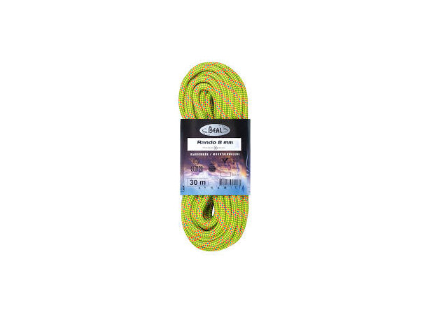 Beal RANDO 8mmx30m GOLDEN DRY Tau Yellow 