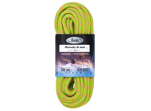 Beal RANDO 8mmx30m GOLDEN DRY Tau Yellow 