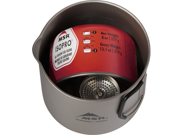 MSR Titan Kettle 1400 mL Titanium - 1400 ML 