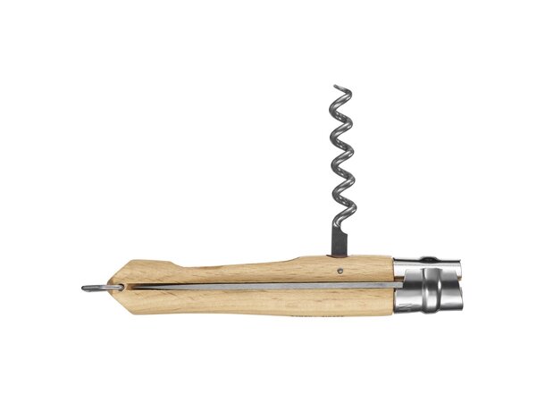 Opinel Corkscrew N°10 Kniv med flaske- og vinflaskeåpner 