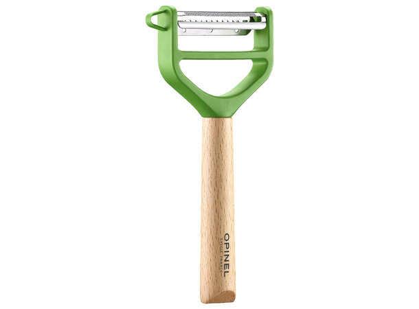 Opinel T-Duo Treskaft Skreller Grønn 