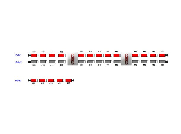 MSR Stangledd for Elixir 4 318 - rød med skjøtestykke 