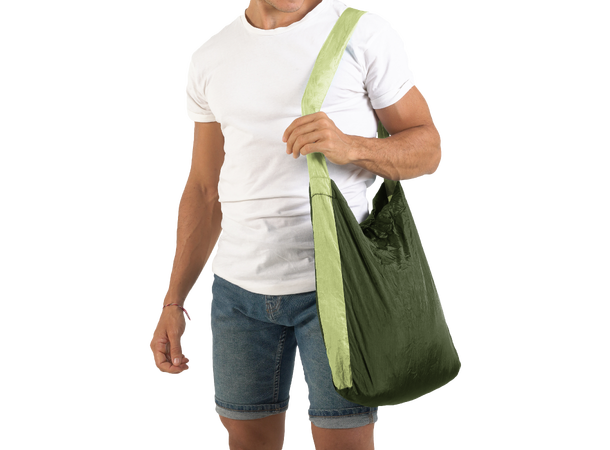 TTTM ECO BAG Army Green/Green Apple Medium 