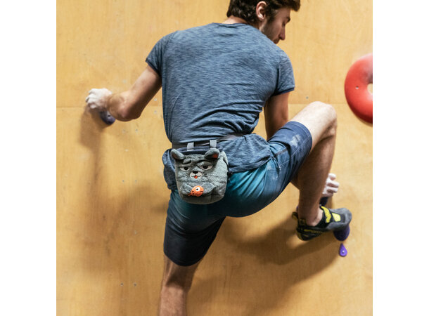 YY Chalk Bag- Grey Cat Chalk Bag 