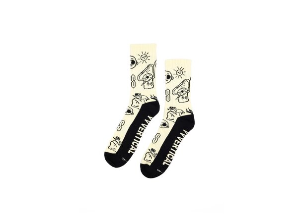 YY ROCK SOCKS Climber Doodle - L (43-46) 