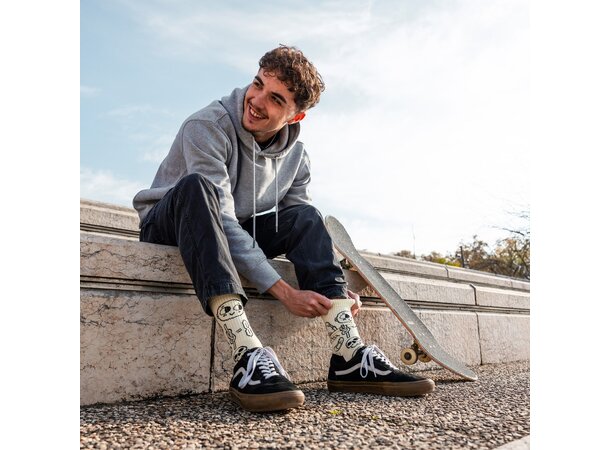 YY ROCK SOCKS Climber Doodle - L (43-46) 