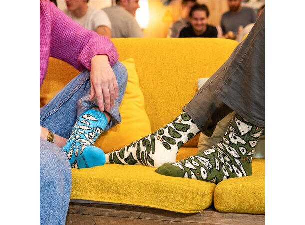 YY ROCK SOCKS Spray Wall - Green - S (35-38) 