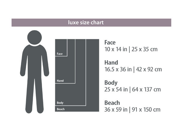 PackTowl Luxe Deep sea - Hand 