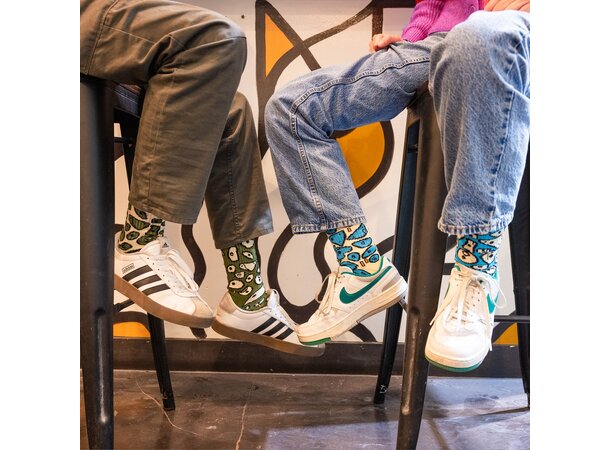 YY ROCK SOCKS Spray Wall - Blue - S (35-38) 