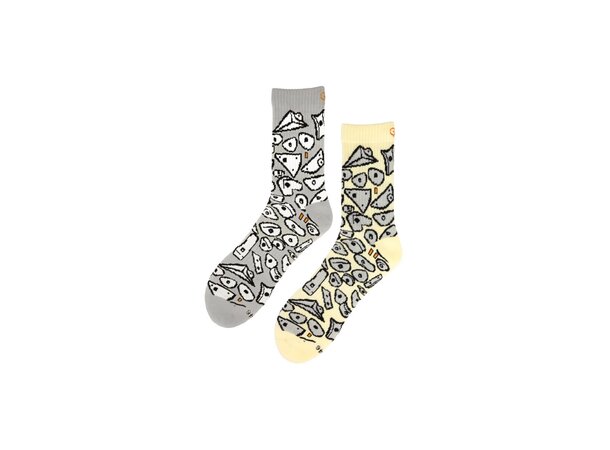 YY ROCK SOCKS Spray Wall - Grey - S (35-38) 