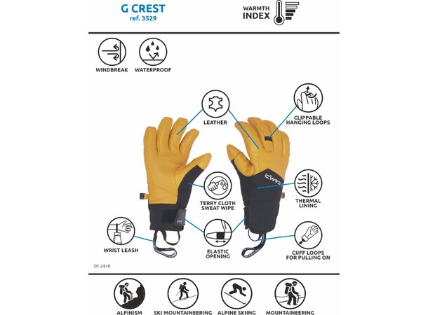 CAMP G CREST L - Black/Yellow 